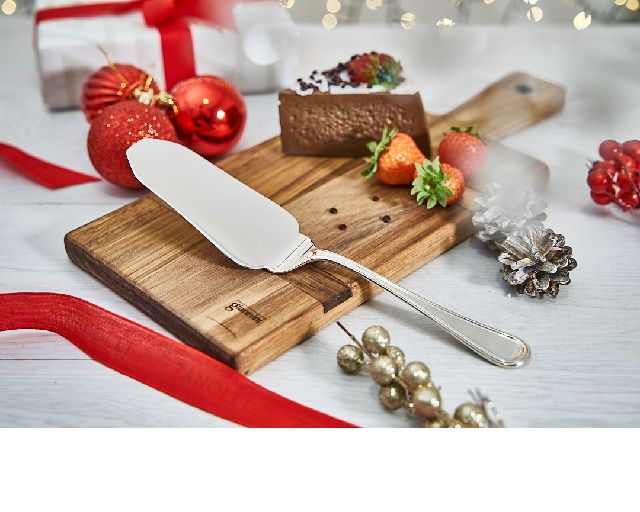 Pala torta argento in stile inglese