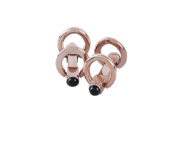 Cufflinks silver with stones