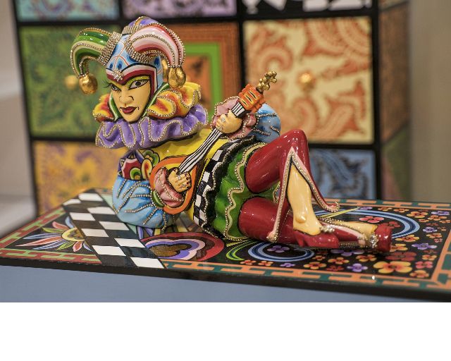 Arlecchino Ballo In Maschera Dipinto A Mano Toms Drag 145172 753td4171