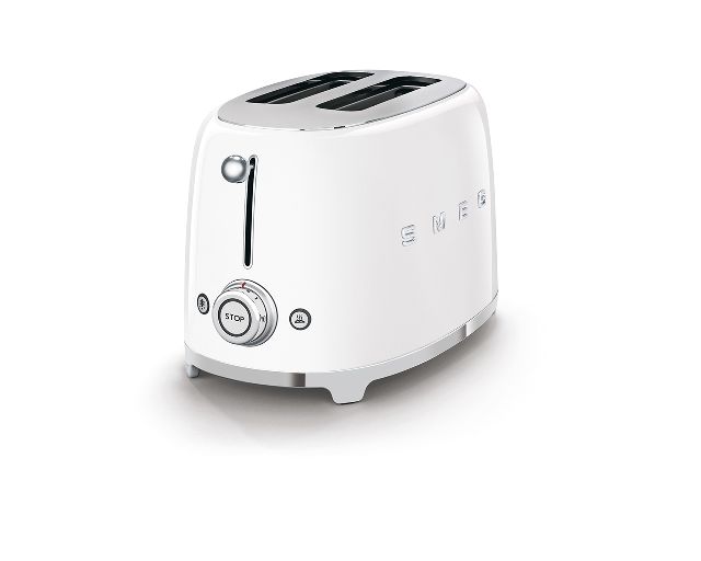 Toaster 2 Slices White Smeg 149659 891tsf01wheu
