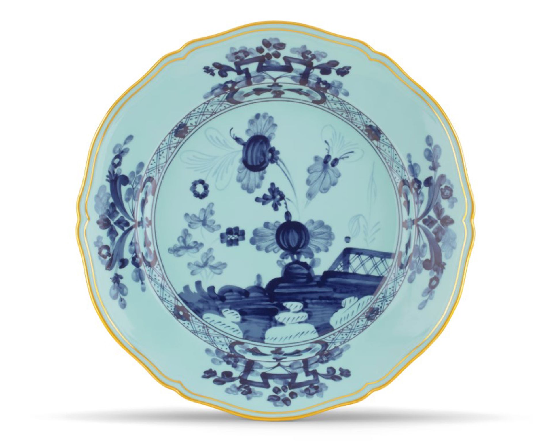 Round Tray Oriente Italiano Iris Porcelain Richard Ginori 189282 F00300vs2100310a60