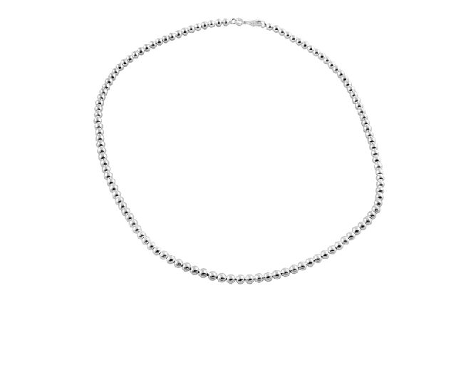 Collana a palle argento