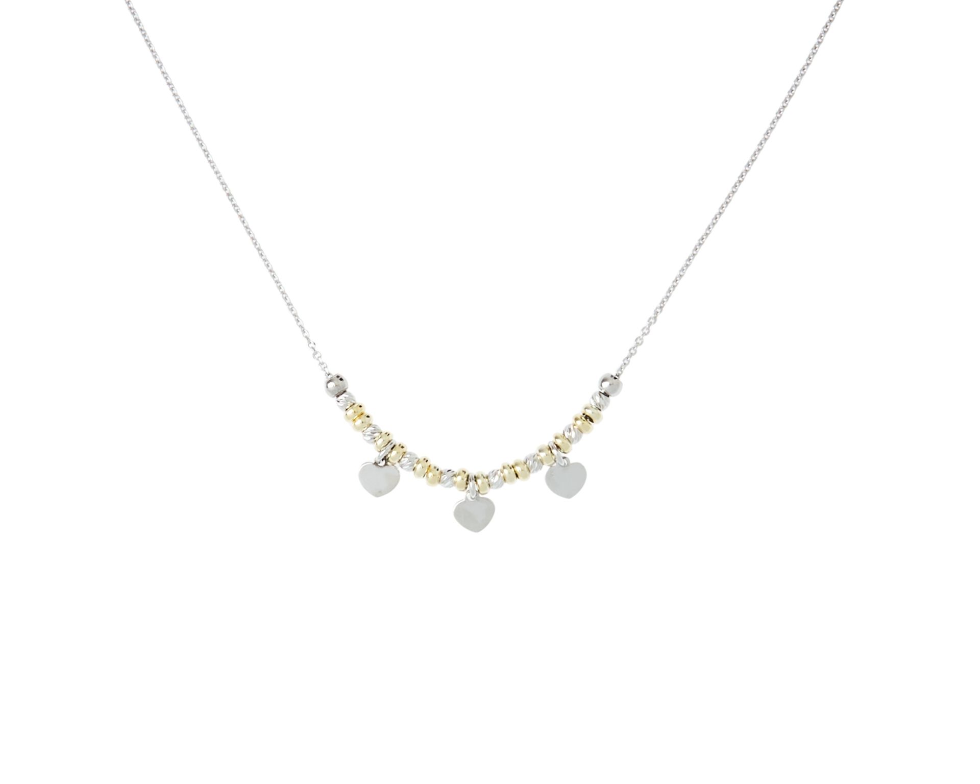 Collana Argento Con Charms Cuori Selezione Zanolli 186194 611cl00408