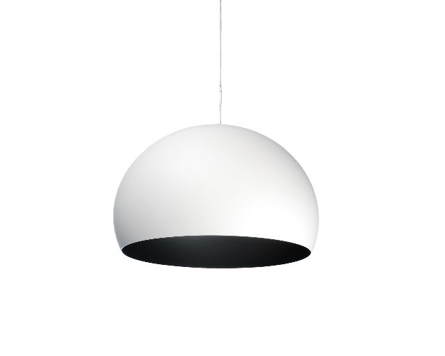 Lampada sospensione big fl/y bianco opaco