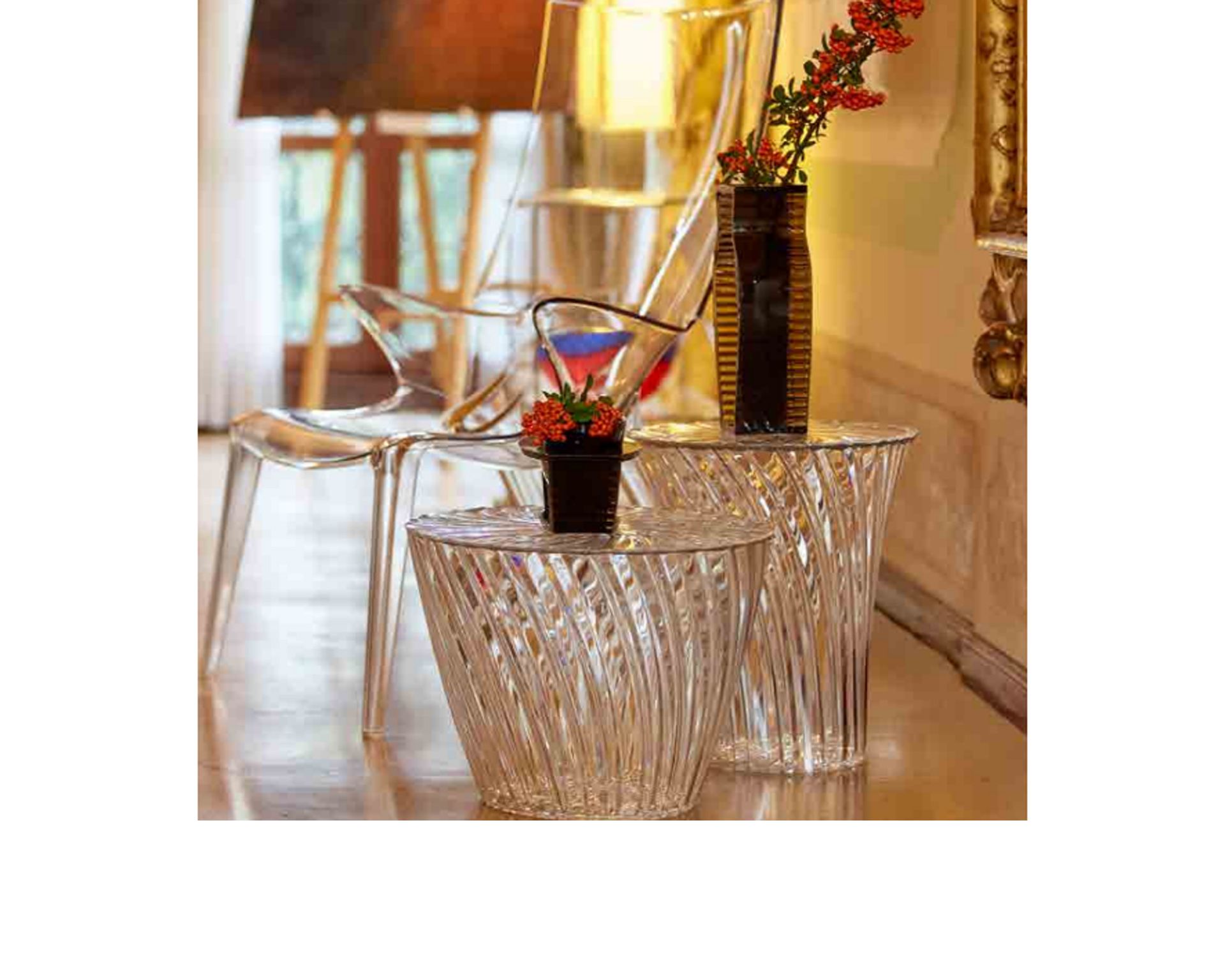 Tavolino Sparkle Trasparente Kartell 152020 90608805b4