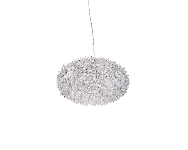 Suspension lamp bloom transparent