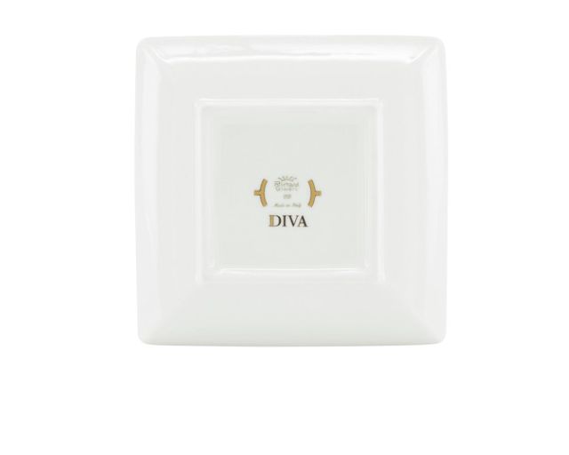 Square Valet Tray Diva Porcelain Green Richard Ginori 183616 F17201cp22013xd00