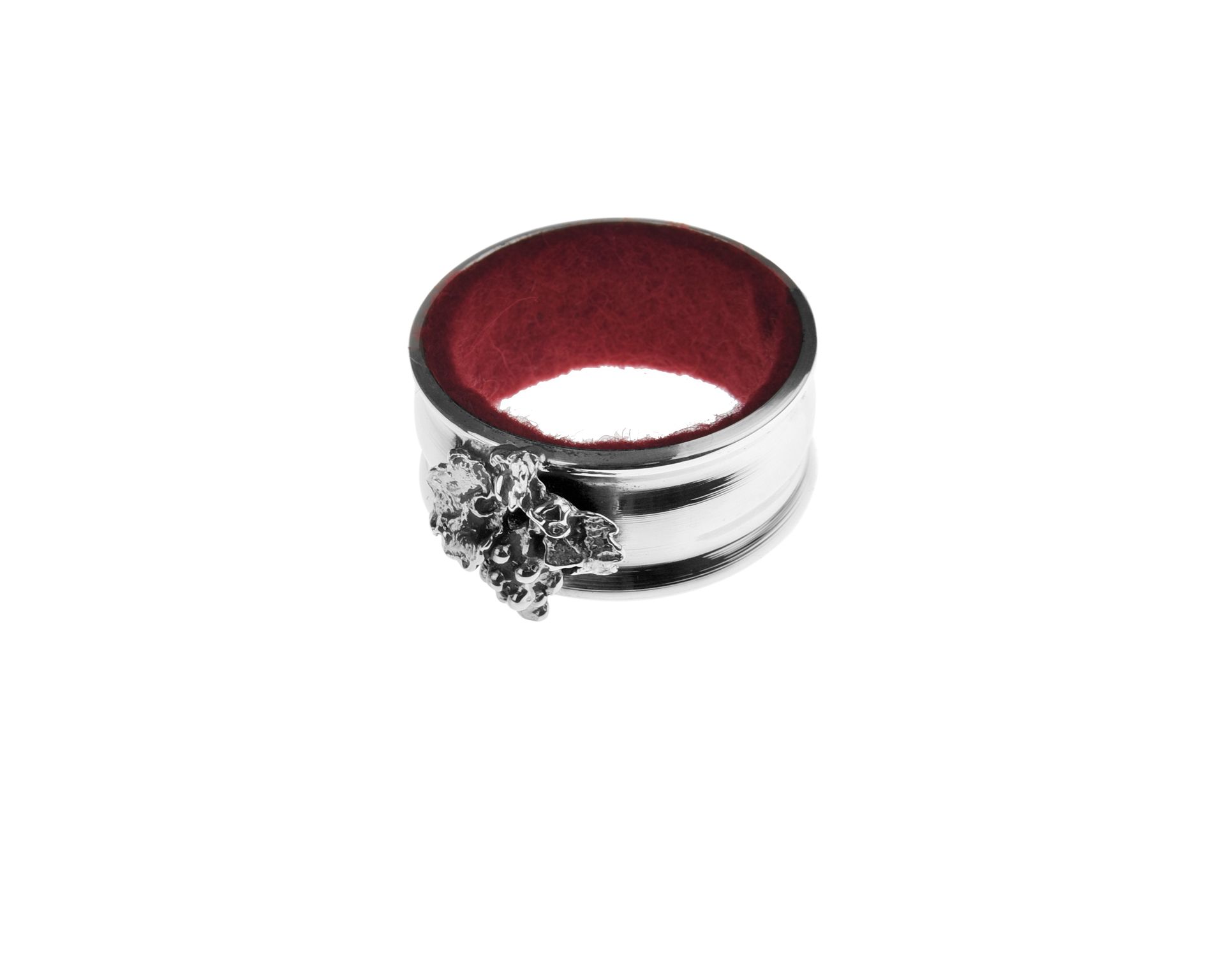 Salvagocce Argento Con Decorazione Uva Selezione Zanolli