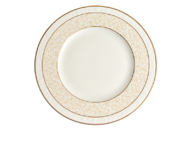 Dinner plate ivoire porcelain