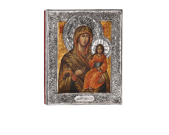 Madonna con bambino argento
