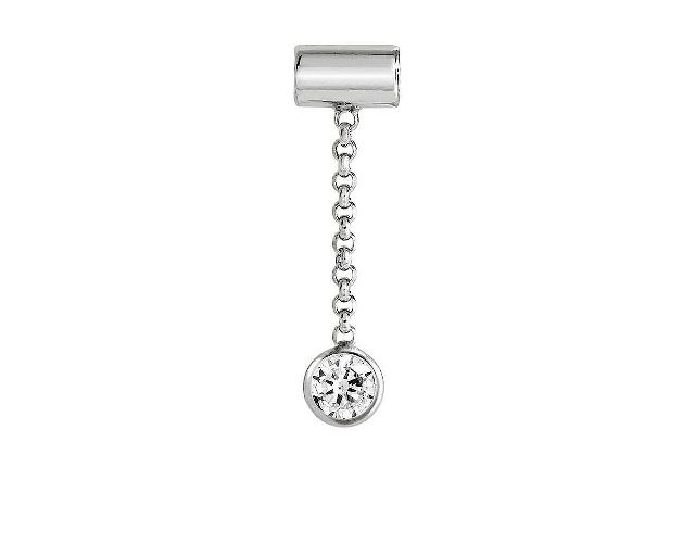 Charm seimia silver with cubic zirconia pendant