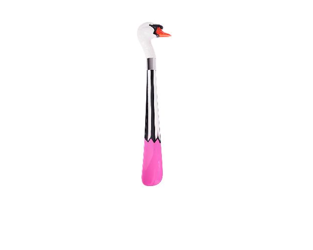 Shoehorn swan hand-painted