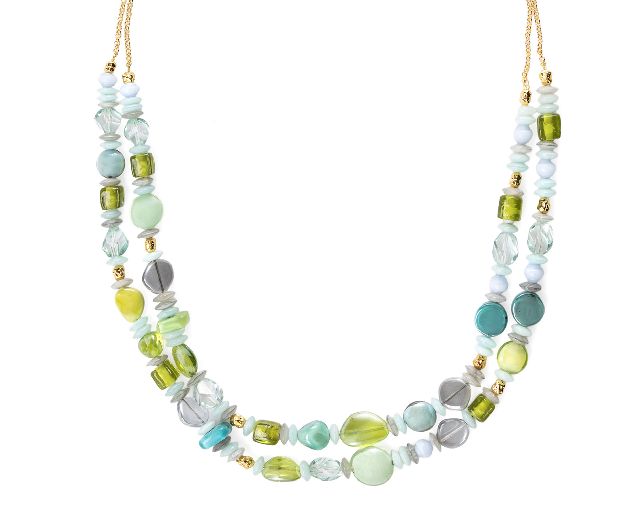 Necklace evoque murano glass