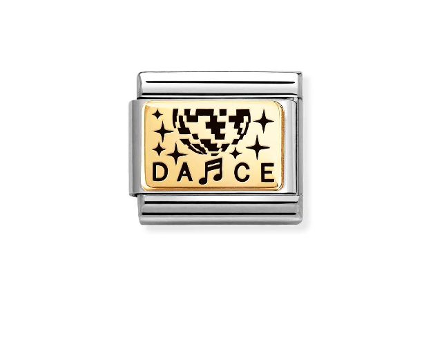 World of dance composable steel gold and enamel