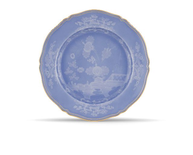 Round tray oriente italiano pervinc porcelain