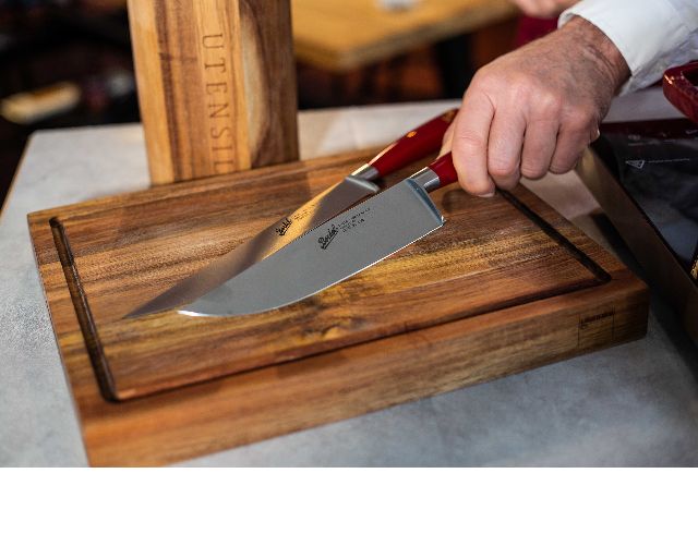 Kitchen Knife Elegance Steel With Red Handle Berkel 149681 8401co20srrbu