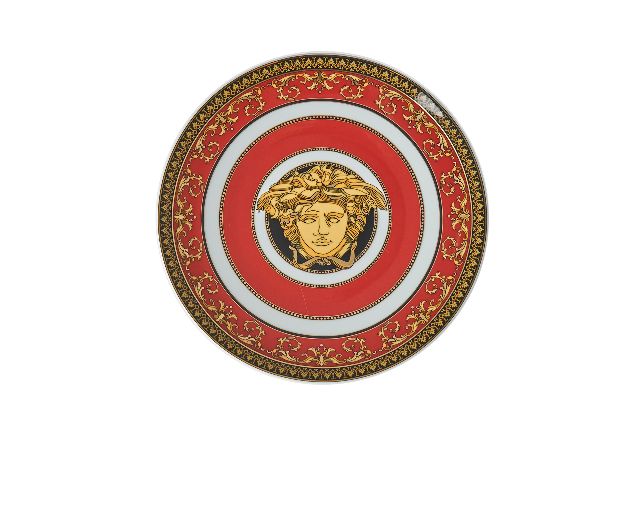 Plate medusa porcelain