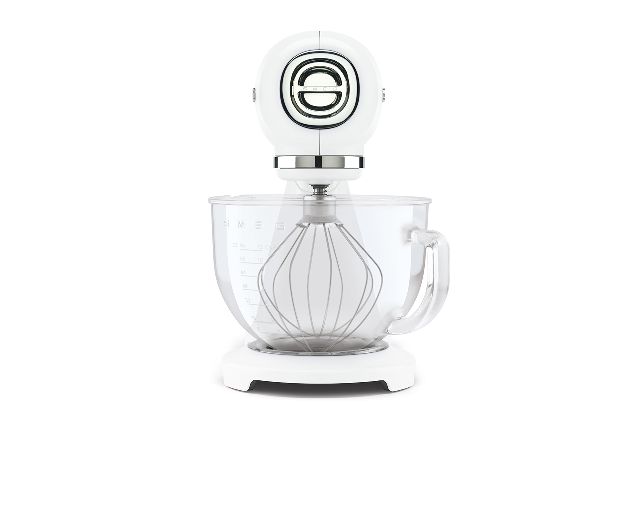 Stand Mixer Full Color White With Glass Bowl Smeg 158533 891smf13wheu