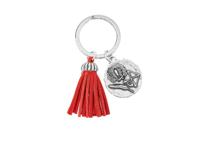 Keyring graduation with red tassel