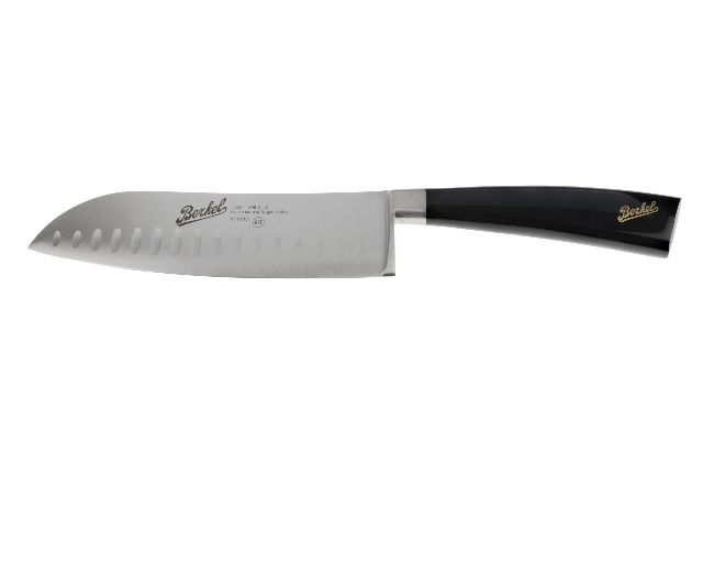 Coltello Santoku Elegance Acciaio Con Manico Nero Berkel 149688 8401sa18srbbl