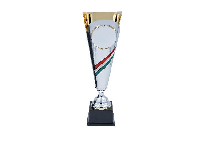 Cup with tricolore band