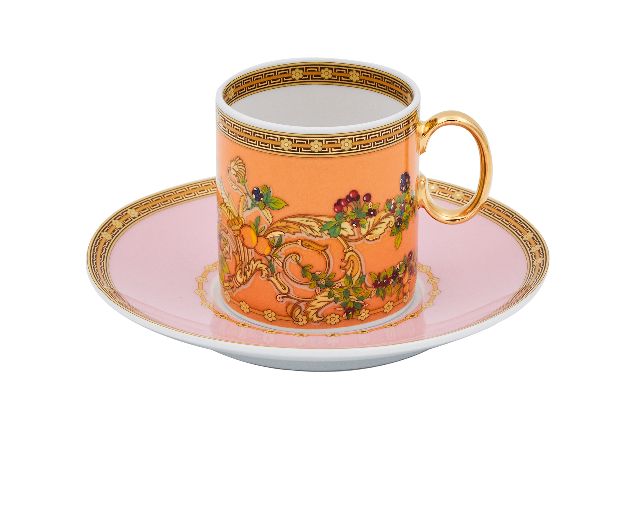 Espresso cup le jardin porcelain with saucer