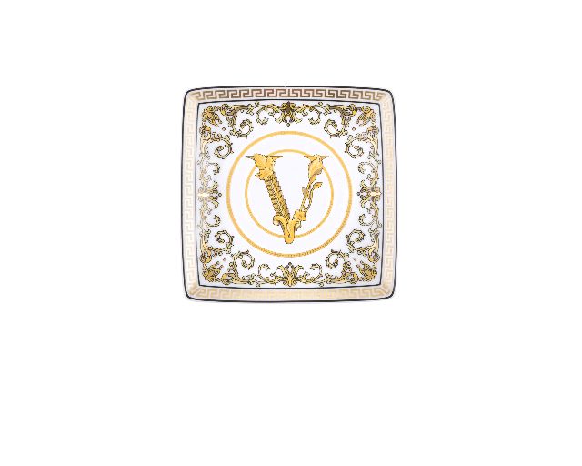 Plate virtus gala porcelain white