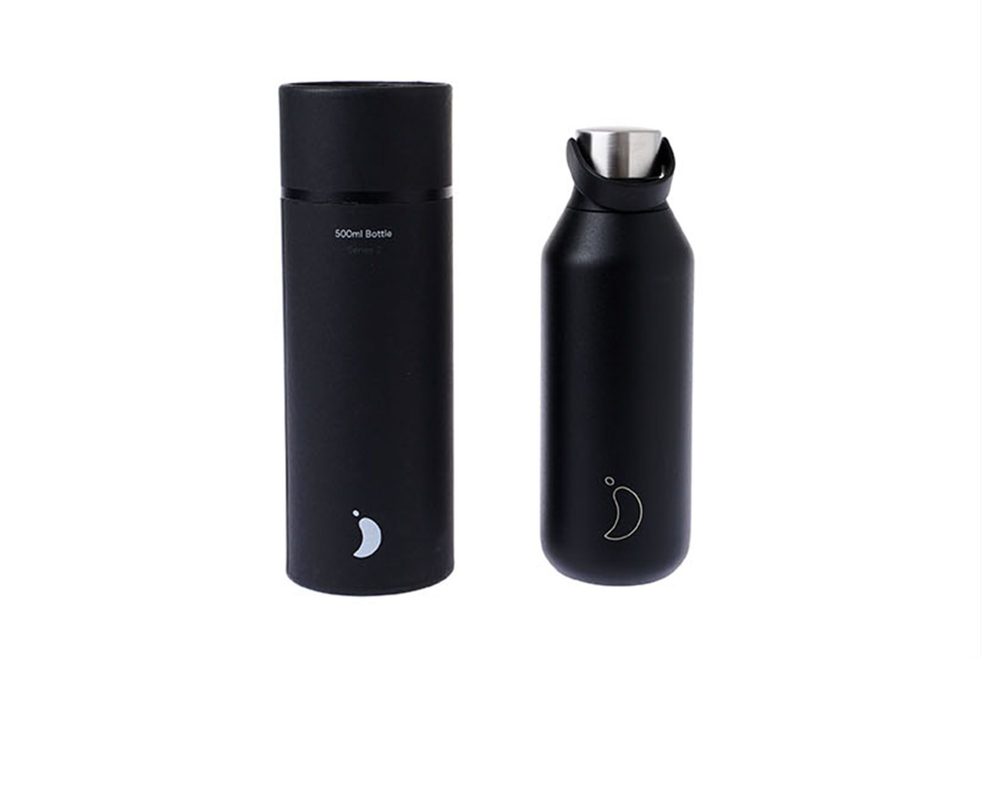Bottiglia Termica Acciaio Nero Abisso Chillys Bottles 168259 944b500s2ablk