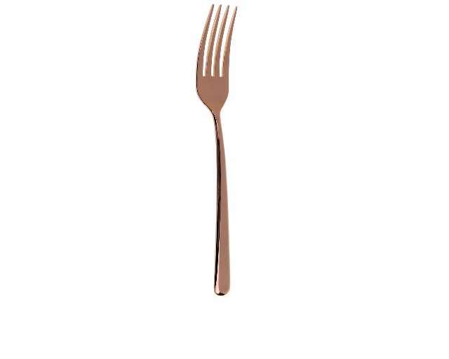 Table fork linear copper steel