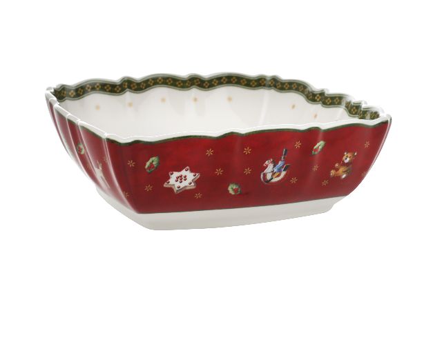 Serving bowl toy's delight porcelain