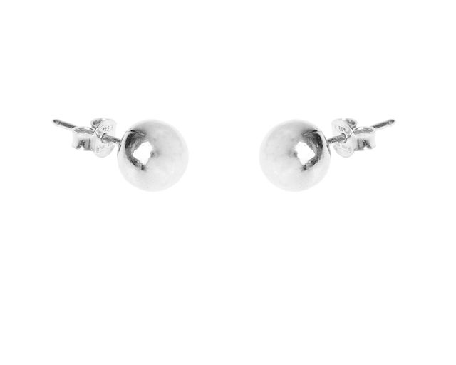 Orecchini boule argento