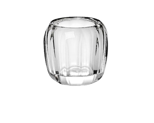Little candle holder coloured delight transparent