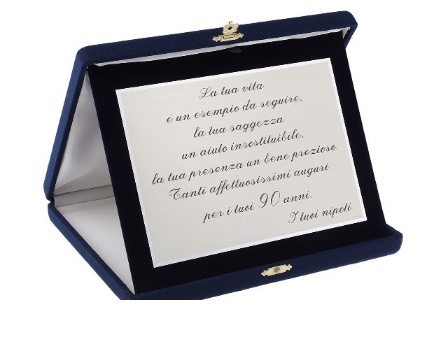Targa Argento Con Astuccio Selezione Zanolli 191960 665ag9252015a