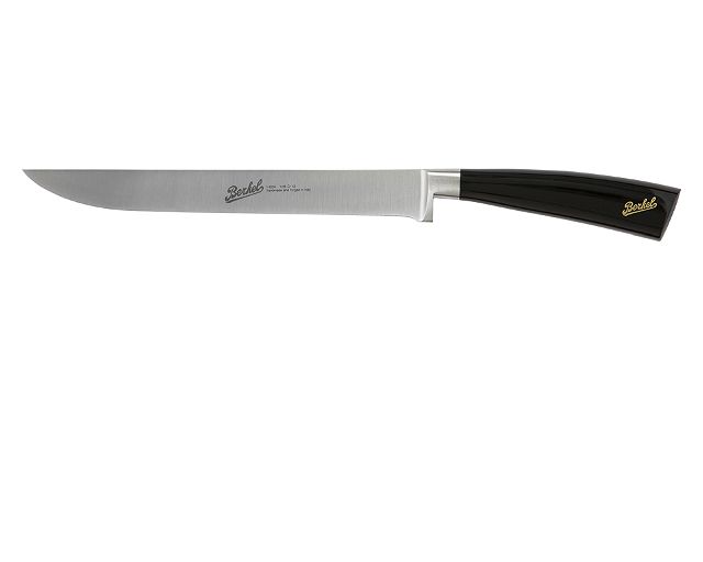 Coltello arrosto elegance acciaio con manico nero