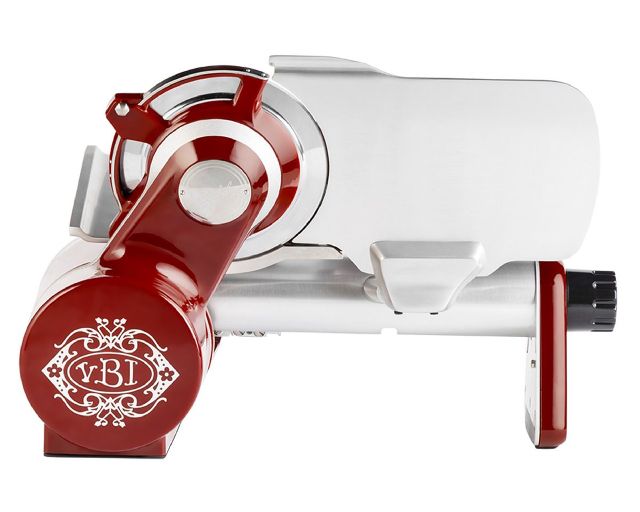 Electric meat slicer icon line 170 steel red