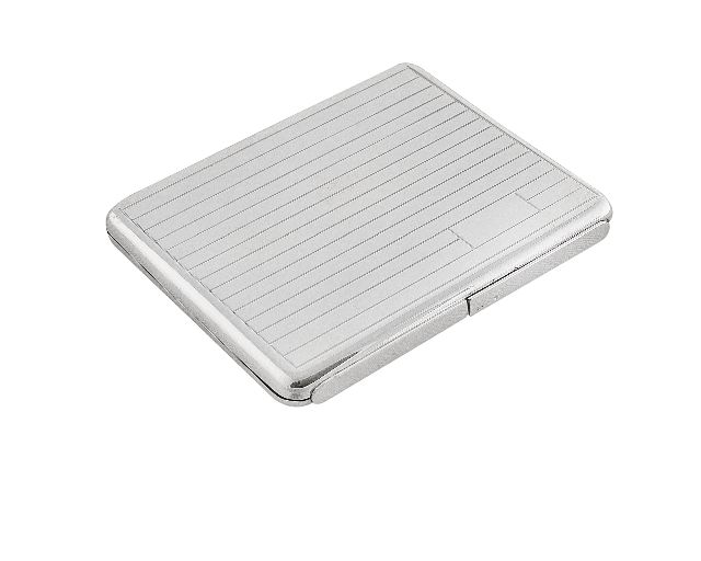 Cigarette box silver