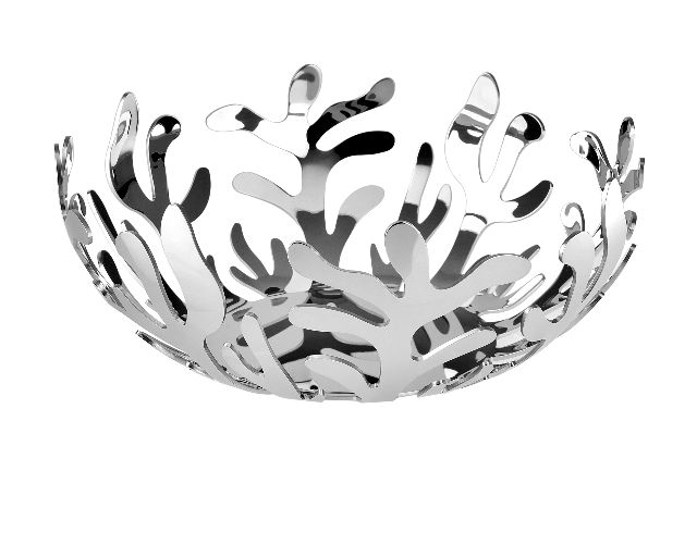 Fruit bowl mediterraneo steel