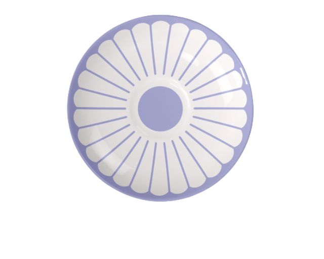 Piattino tazza caffè fleur bleu porcellana