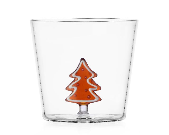 Tumbler glass gingerbread christmas tr sweet & candy