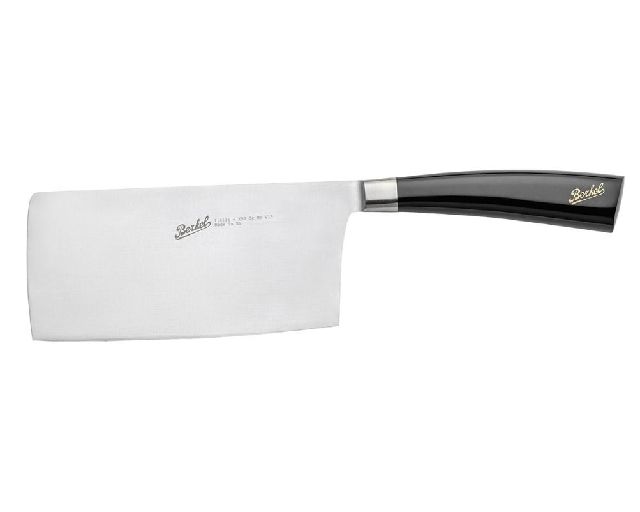 Coltello cuoco cinese elegance acciaio con manico nero