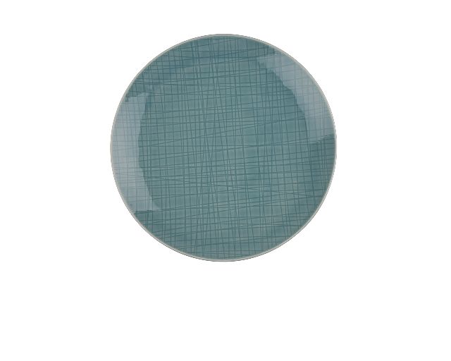 Piatto piano dessert mesh porcellana acqua