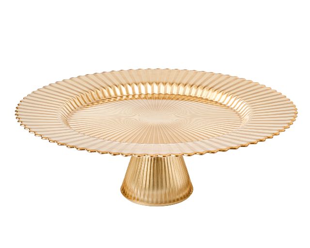 Alzata torta majestic oro