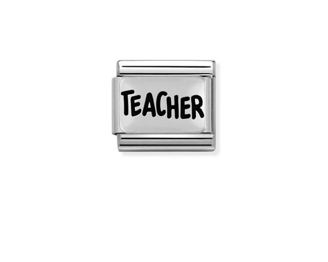 Teacher composable acciaio e argento