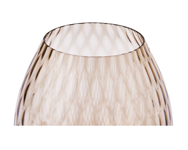 Candle Holder Vase Macrame Xl Murano Glass Brown Nasonmoretti 174259 843macramexlmb