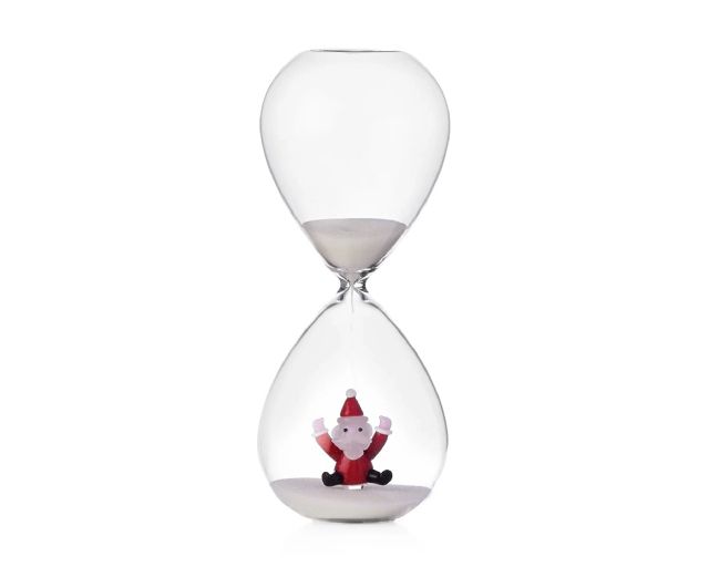 Hourglass santa claus
