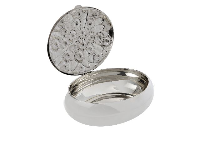 Jewellery Box Silver With Daisies Decoration Selezione Zanolli