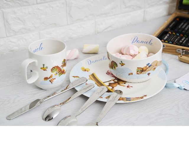 Baby Set Happy As A Bear Porcelain 7 Pieces Villeroy E Boch