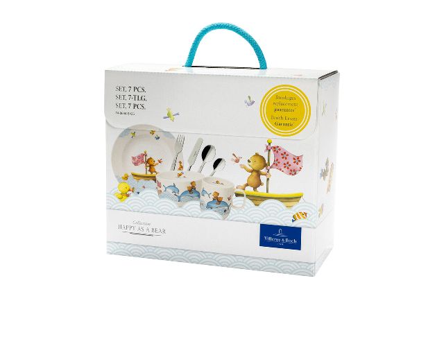 Baby Set Happy As A Bear Porcelain 7 Pieces Villeroy E Boch