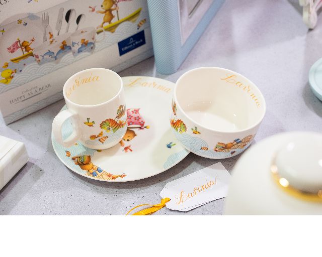 Baby Set Happy As A Bear Porcelain 7 Pieces Villeroy E Boch