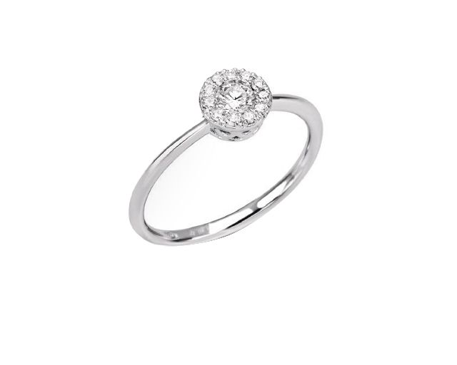 Ring gold 750‰ with diamonds